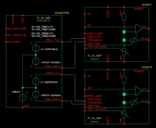 Block Diagram -- Very-low-noise and programmable very-high-gain DC-voltage amplifier with precision offset trimming 