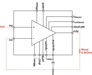 Block Diagram -- Special Purpose Low offset Operational Amplifier 